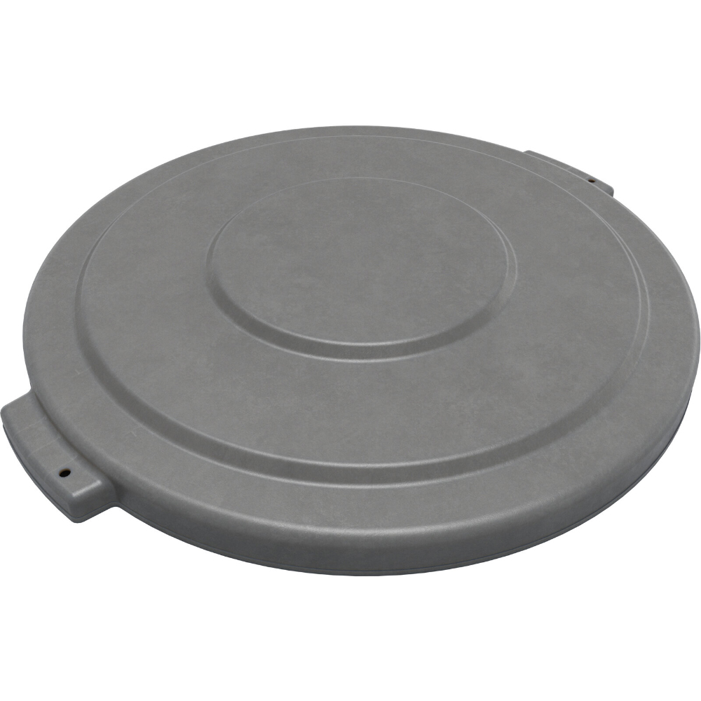 Carlisle Bronco Round Gray Lid for 44 Gallon Waste Container image 1