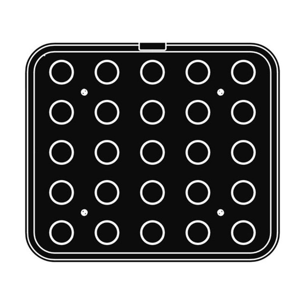 Pavoni Cookmatic Piastra-15 Round Plate, 25 Cavities image 3