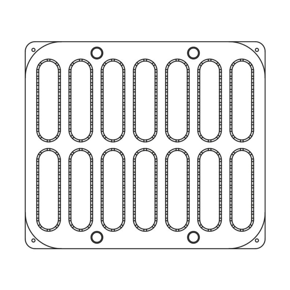 Pavoni Cookmatic PIASTRACHOUX04 Eclair Plates, 14 Cavities image 5