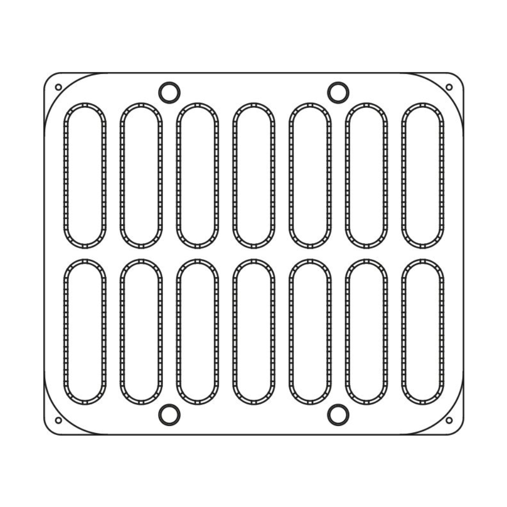 Pavoni Cookmatic PIASTRACHOUX04 Eclair Plates, 14 Cavities image 5