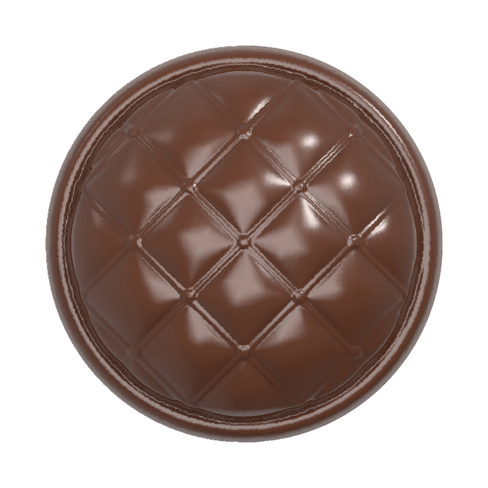 Chocolate World Polycarbonate Chocolate Mold, Chesterfield Chocolate Bomb, 8 Cavities image 2