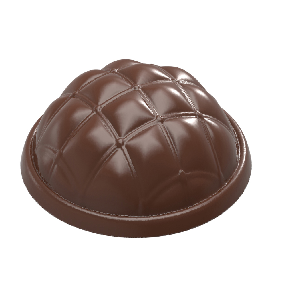 Chocolate World Polycarbonate Chocolate Mold, Chesterfield Chocolate Bomb, 8 Cavities image 3