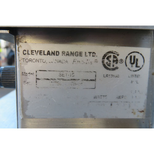 Cleveland SET15 Electric Tilt Skillet 15 Gallon, Used Great Condition image 3