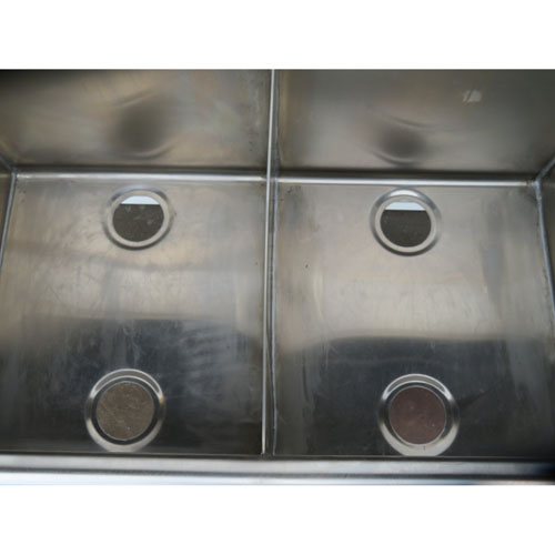 Custom Stainless 3 Compartment Sink, 58.5" Wide, 19" X 26.5" X 16"D Per Compartment image 4