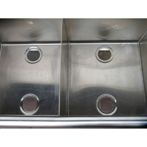 Custom Stainless 3 Compartment Sink, 58.5" Wide, 19" X 26.5" X 16"D Per Compartment image 5