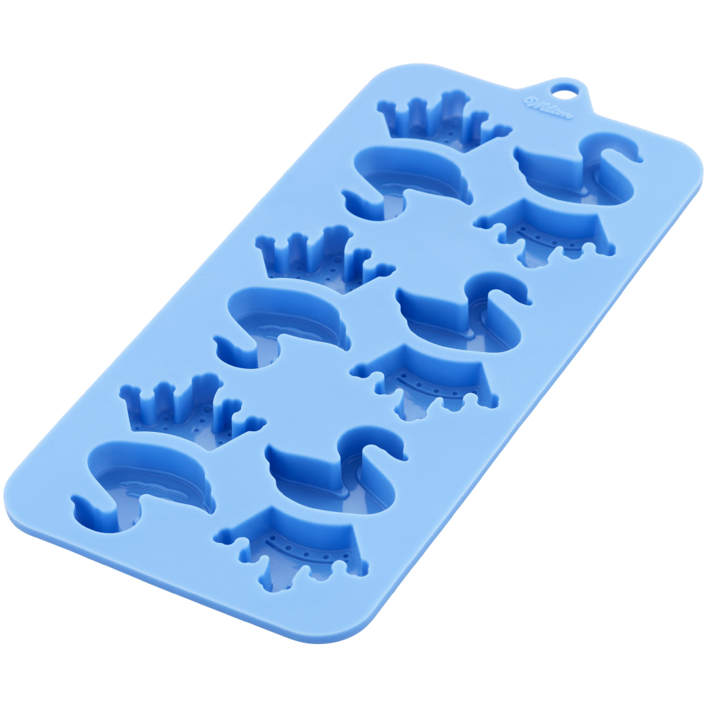 Wilton Swans and Royal Crowns Silicone Candy Mold, 12 Cavities image 3