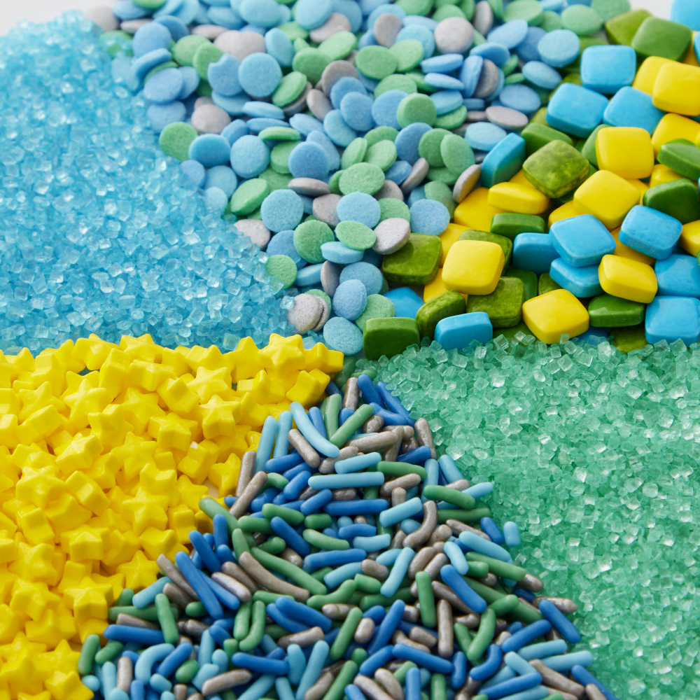 Wilton Blue, Yellow, and Teal Sprinkle Mix, 6.77 oz. image 2