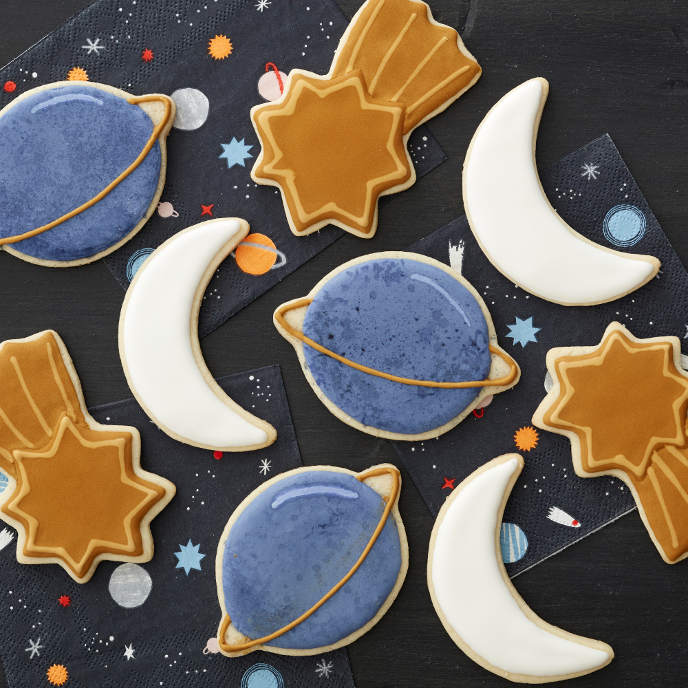 Wilton Metal Outer Space Cookie Cutters, Set of 3 image 5