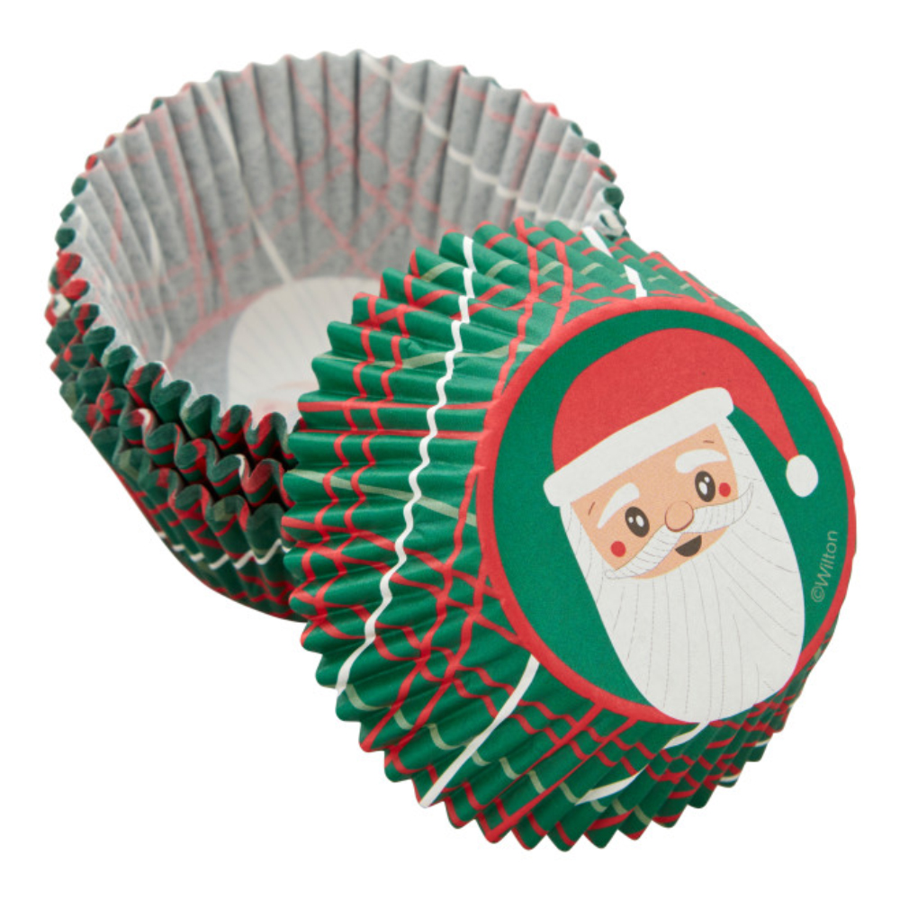 Wilton Festive Santa Claus Cupcake Liners, Pack of 75 image 2