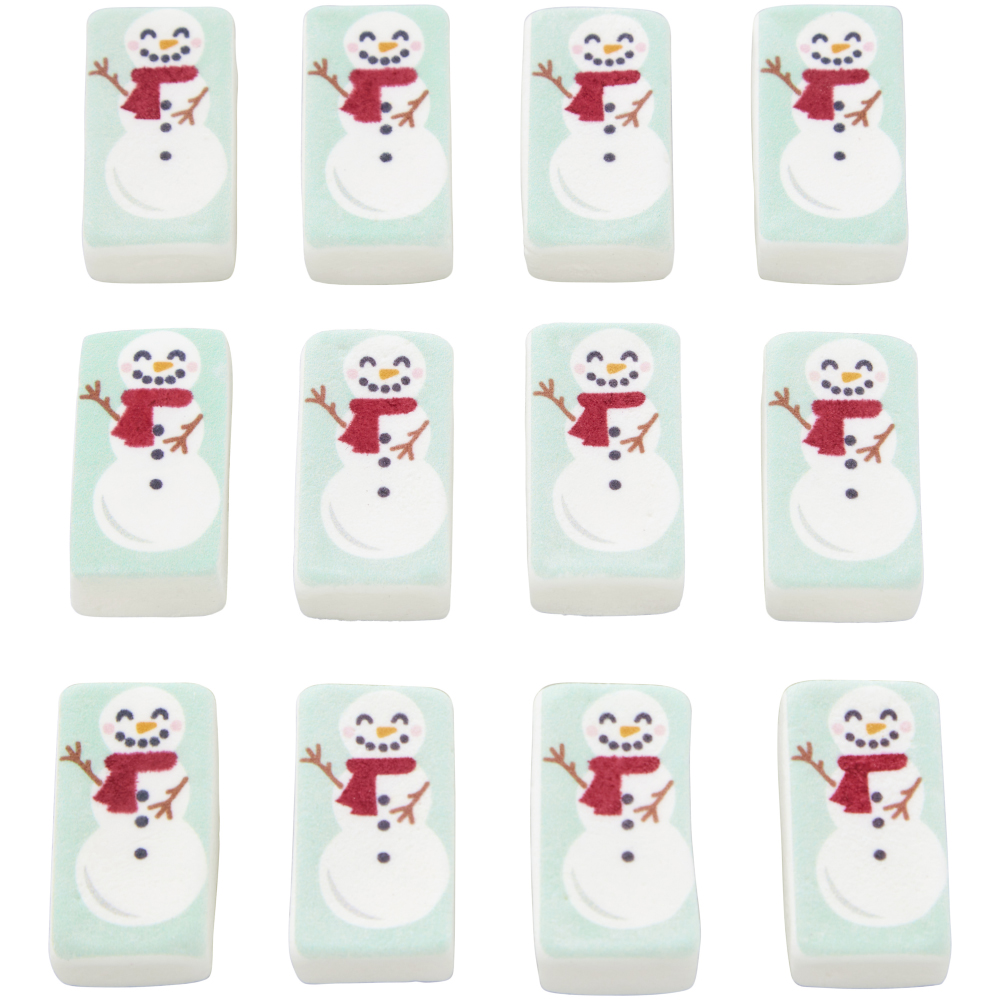 Wilton Marshmallow Edible Hot Cocoa Snowman Drink Toppers, Pack of 12 image 2
