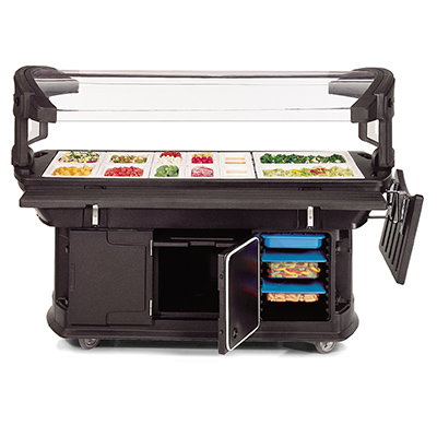 Carlisle 7711-Bk Maximizer Food Bar 6 ft - Black image 3