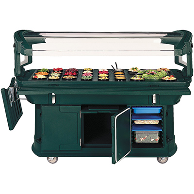 Carlisle 7711-Fn Maximizer Food Bar 6 ft - Forest Green image 2