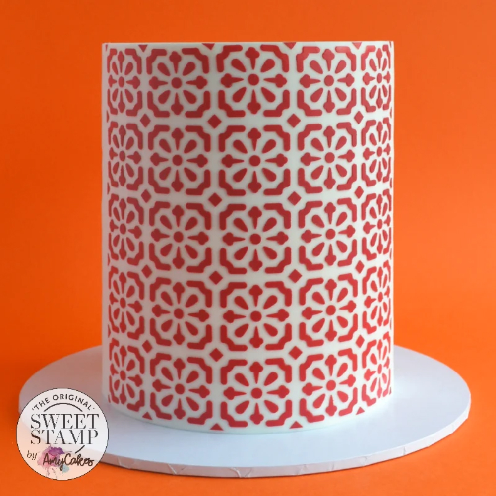 Sweet Stamp ALIA Cake Stencil Decorating Cake Stencils