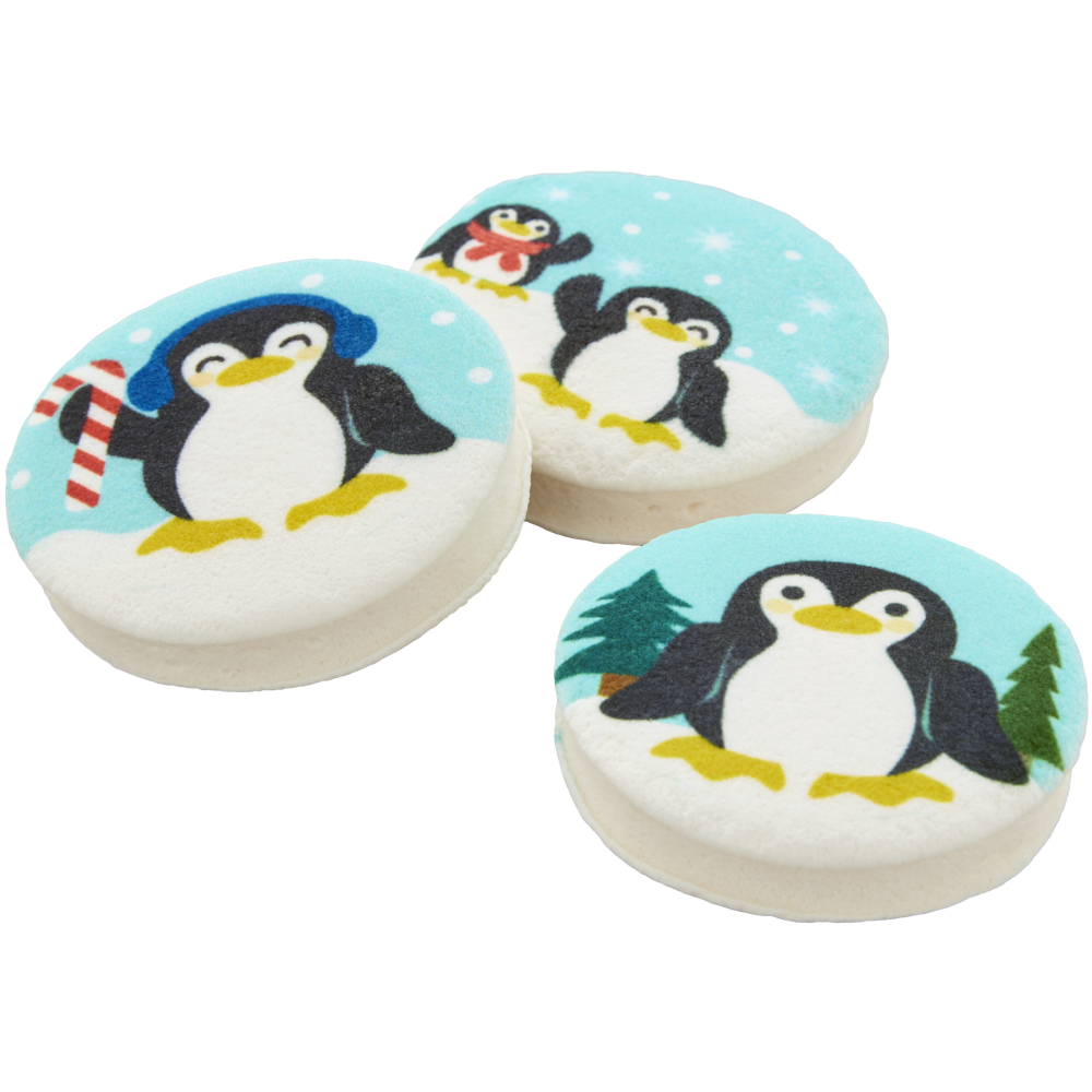 Wilton Marshmallow Edible Hot Cocoa Penguin Drink Toppers, 3-Pack image 2
