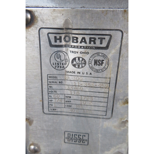 Hobart 30 Quart D300T Mixer, Used Excellent Condition image 3