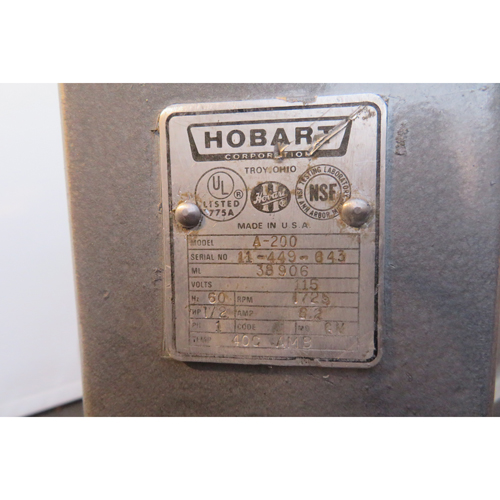 Hobart 20 Quart Mixer A200, Used Great Condition image 3