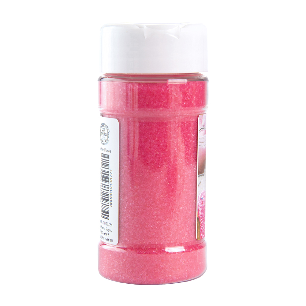 O'Creme Pink Sanding sugar, 3.5 oz. image 1