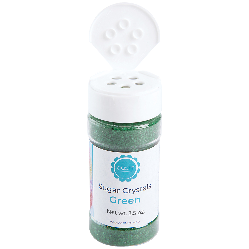 O'Creme Green Sugar Crystals, 3.5 oz. image 1