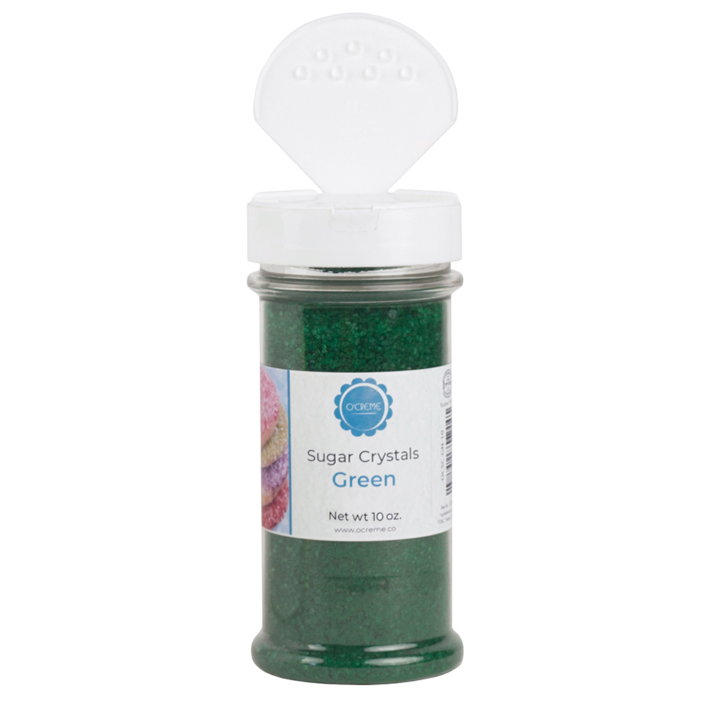 O'Creme Green Sugar Crystals, 10 oz. image 1