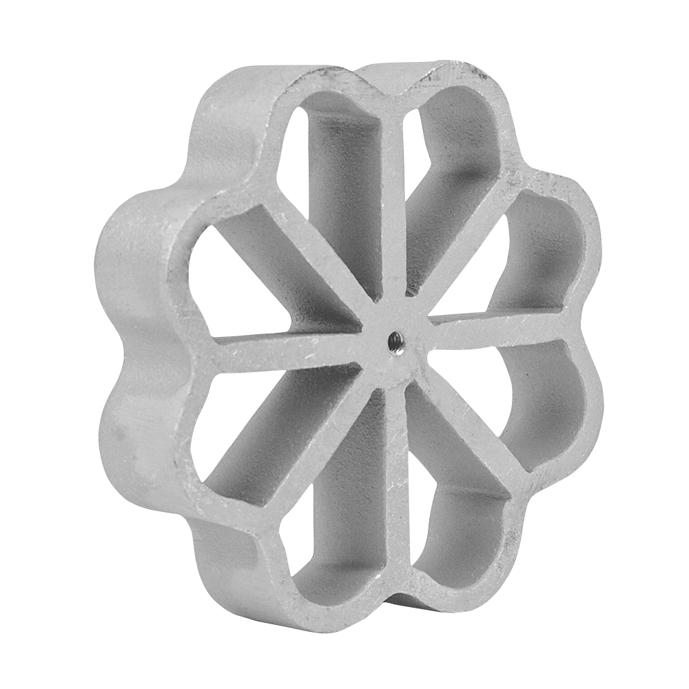 O'Creme Rosette-Iron Mold, Cast Aluminum Large Floral Shape image 1