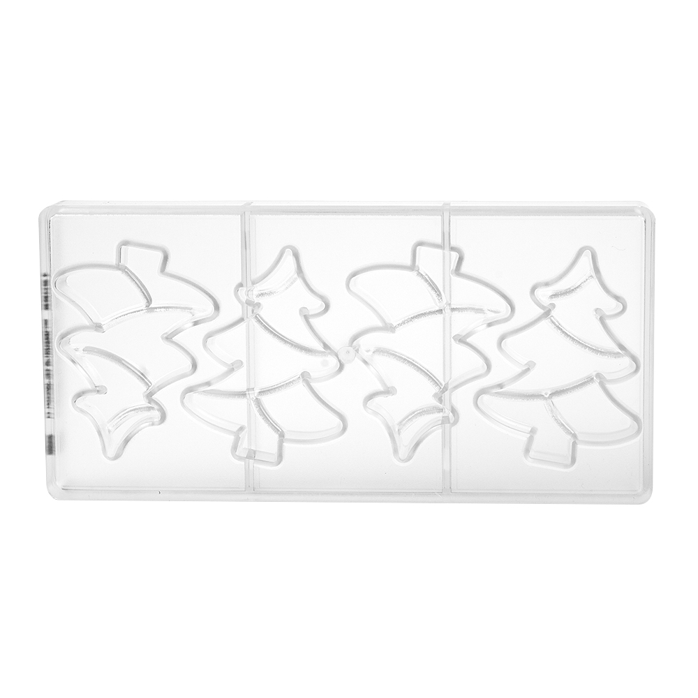 Chocolate World Polycarbonate Chocolate Mold, Christmas Tree, 4 Cavities image 3