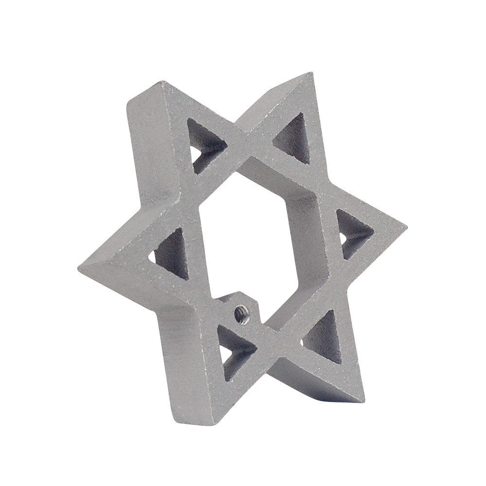 O'Creme Rosette-Iron Mold, Cast Aluminum Star of David image 1