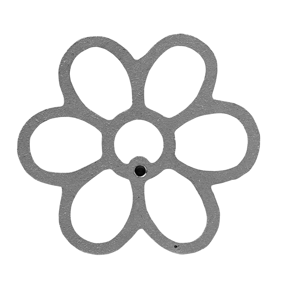 O'Creme Rosette-Iron Mold, Medium Daisy Cast Aluminum image 1