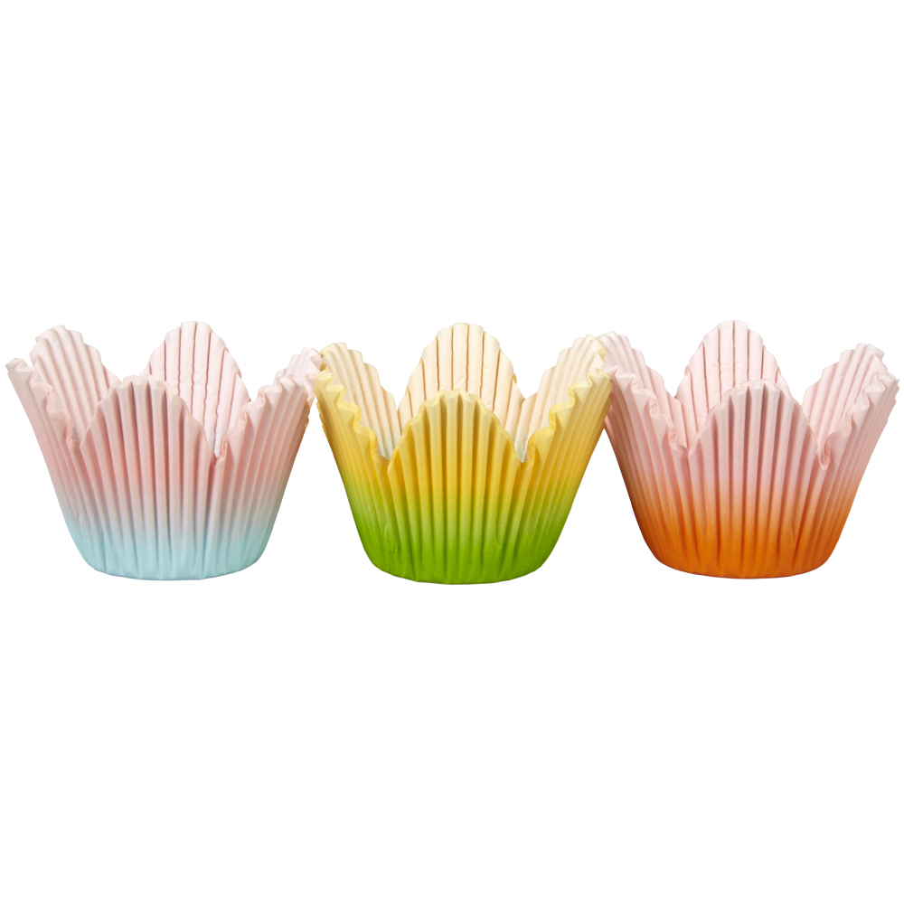 Wilton Ombre Flower Petal Cupcake Liners, Pack of 72 image 2