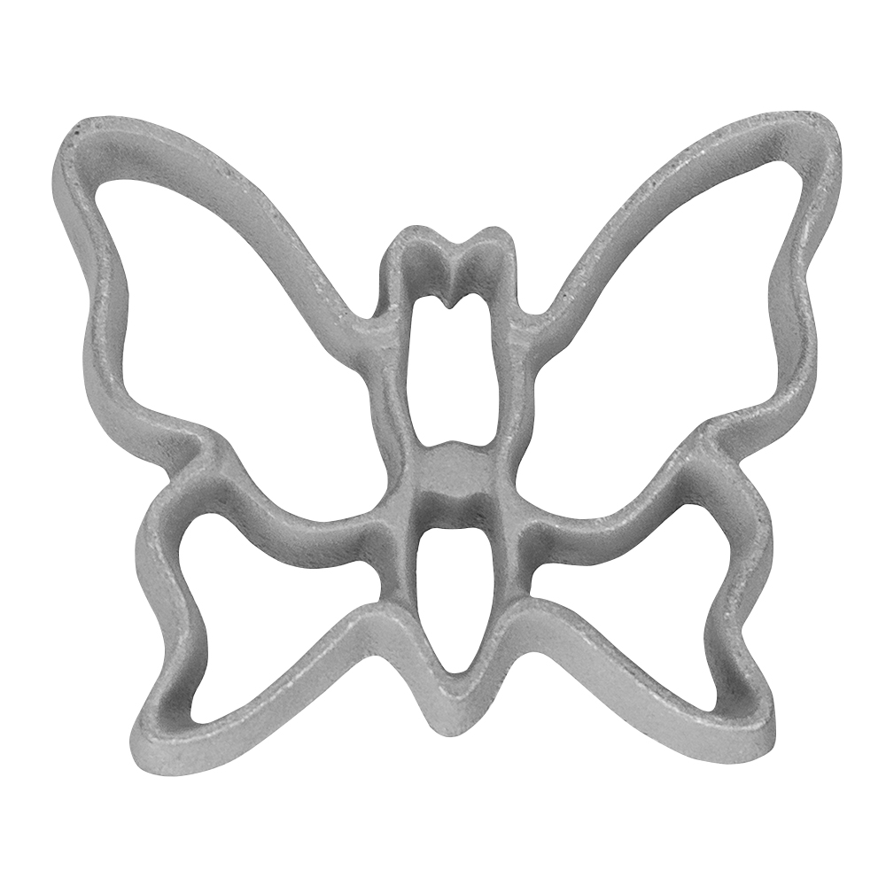 O'Creme Rosette-Iron Mold, Cast Aluminum Butterfly Shape image 3