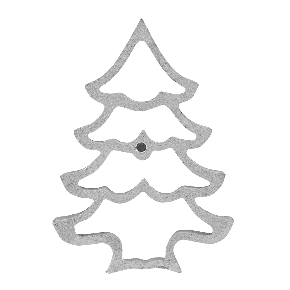 O'Creme Rosette-Iron Mold, Cast Aluminum Large Christmas Tree Shape image 1