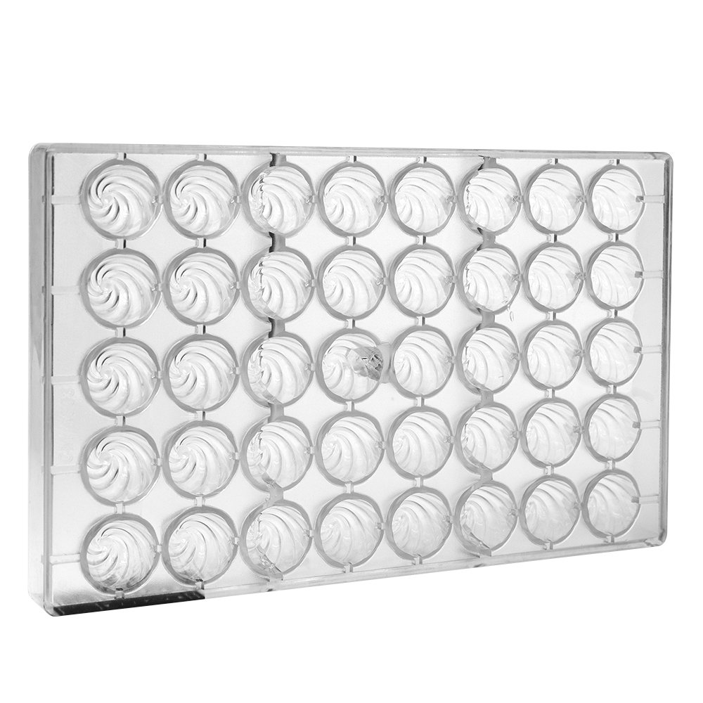 Greyas Polycarbonate Chocolate Mold, Dome, 40 Cavities image 2