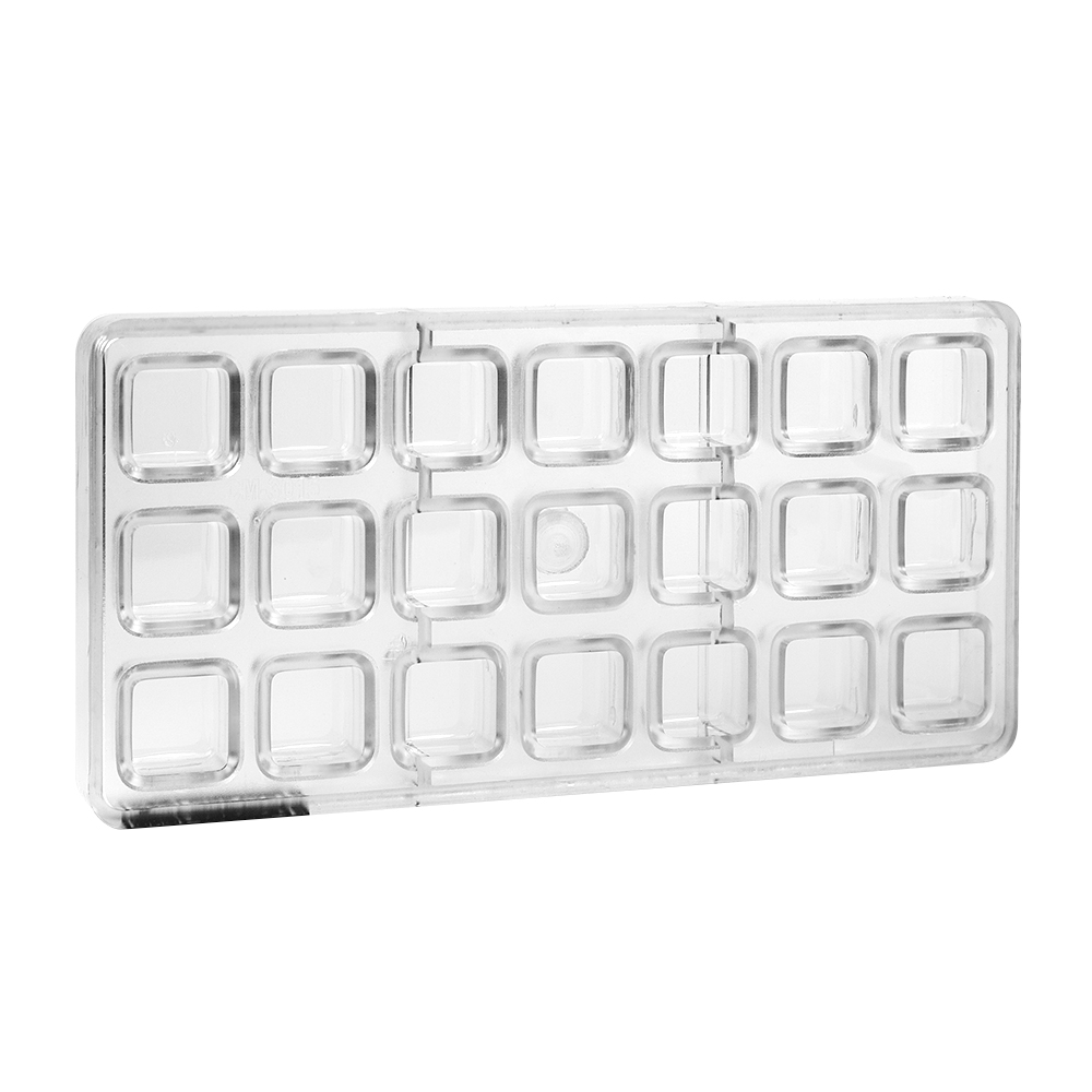 Greyas Polycarbonate Chocolate Mold, Square, 21 Cavities image 4