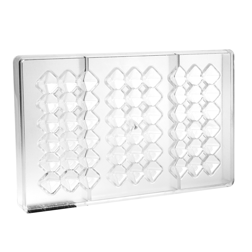 Greyas Polycarbonate Chocolate Mold, Triangle Bar, 3 Cavities image 3