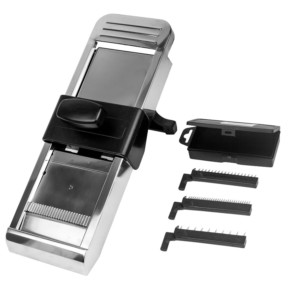 Johnson Rose 3-Blade Stainless Steel Mandoline Slicer image 2