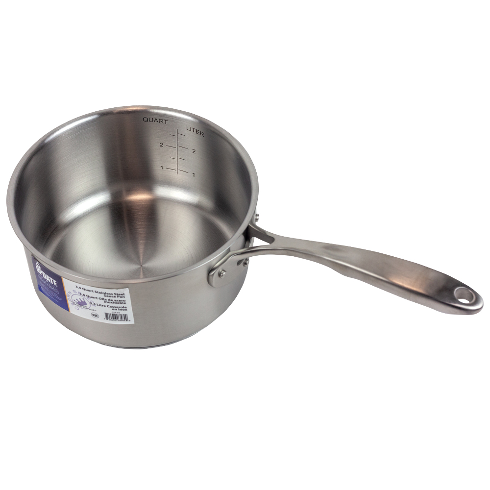 Update International Stainless Steel Sauce Pan, 3.5 Quart image 1