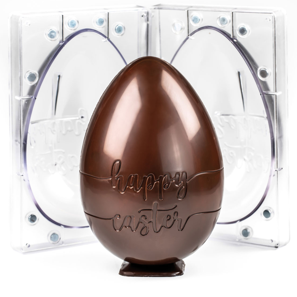Martellato Polycarbonate 3D Magnetic Chocolate Mold, Happy Easter Egg image 2
