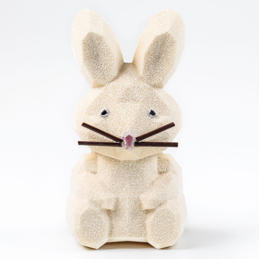 Martellato Polycarbonate Chocolate Mold, Roger 3D Bunny image 1