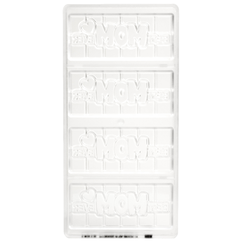 Chocolate World Clear Polycarbonate Chocolate Mold, Best Mom Ever image 2