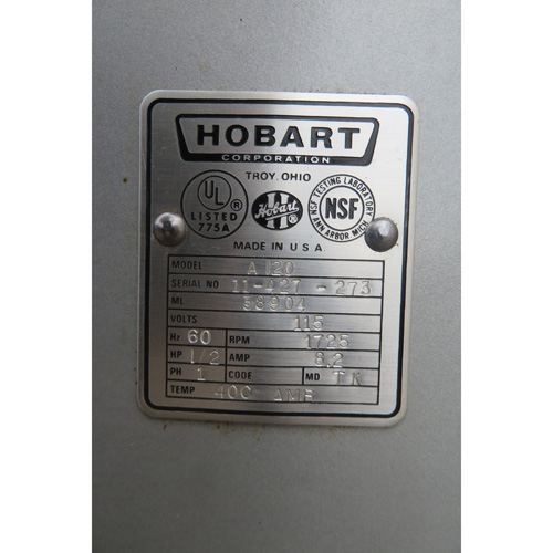 Hobart 12 Quart A120 Mixer, Used Excellent Condition image 2