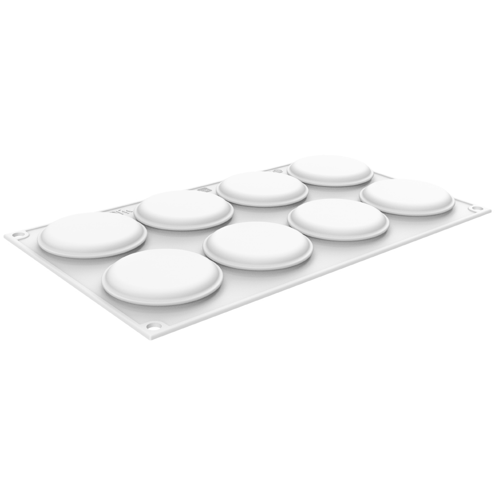 Silikomart LEVEL UP 35 Silicone Baking & Freezing Mold, 1.2 oz., 8 Cavities image 1