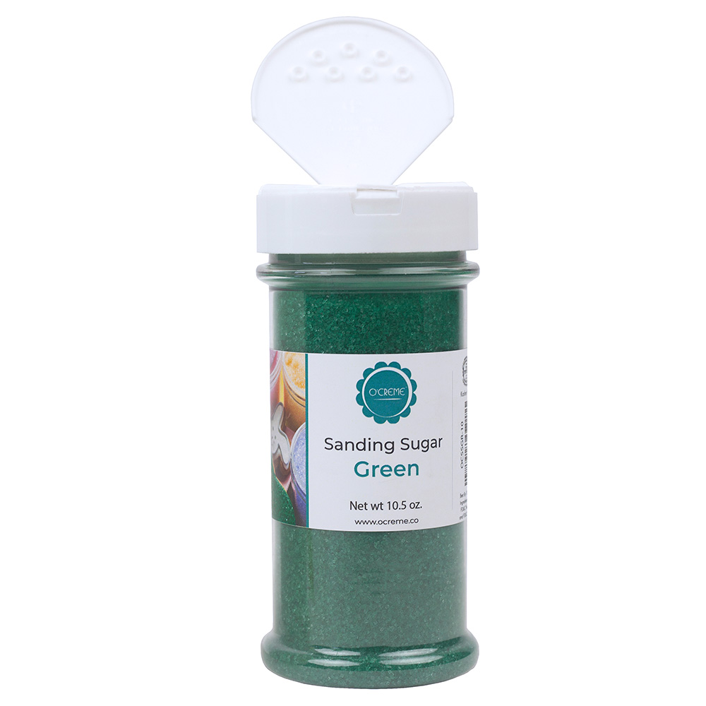 O'Creme Green Sanding Sugar, 10.5 oz. image 3