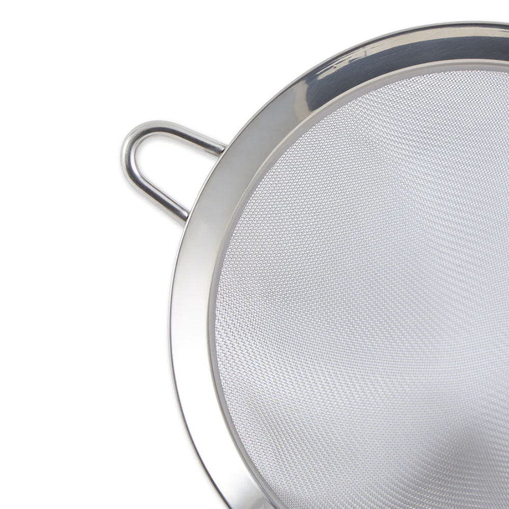 RSVP International Stainless Steel Mesh Strainer, 8" Diameter image 2