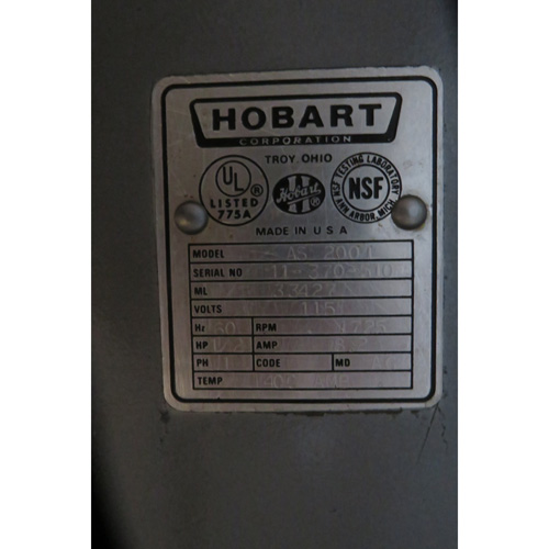 Hobart 20 Quart A200T Mixer, Used Great Condition image 3