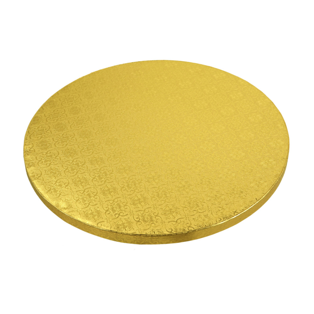 Ocreme Round Gold Cake Drum Board 22 X 12 High Pack Of 5 Round Cake