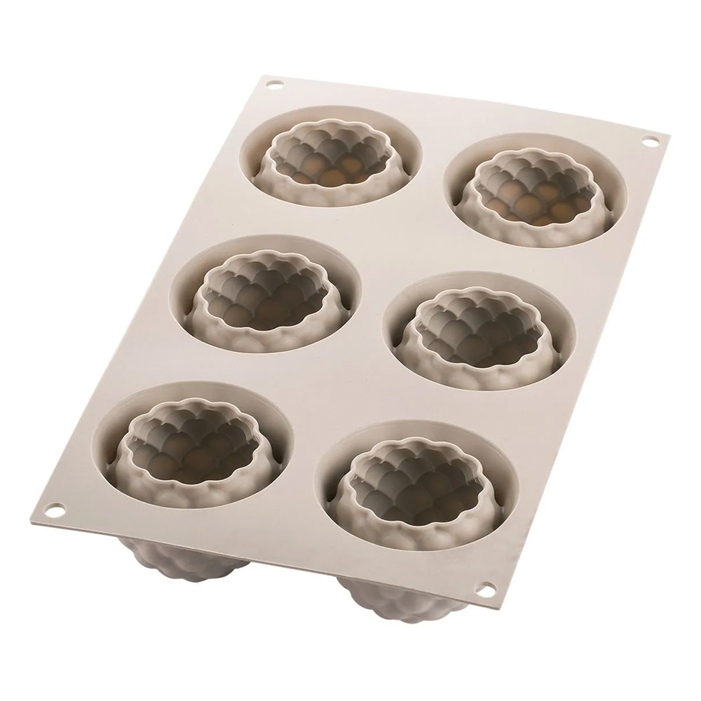 Silikomart SEGRETTI DEL BOSCO Silicone Baking & Freezing Mold, 3.9 oz., 6 Cavities image 4