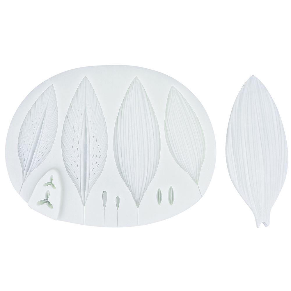 O'Creme Silicone Lily Fondant Mold & Veiner image 1