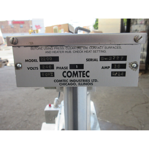 Comtec 2200 Pie and Pastry Crust Forming Press, Used Great Condition image 3