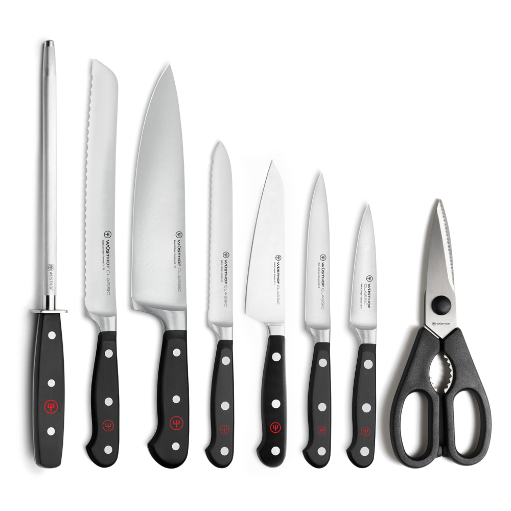 Wusthof Classic 9-Piece Knife Block Set, Acacia image 1