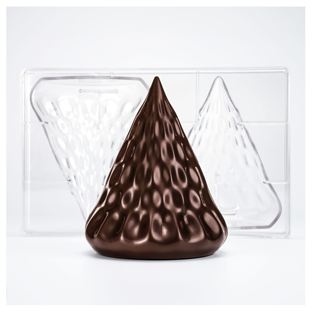 Martellato Polycarbonate Chocolate Mold, Chiffon Tree, 2 Cavities image 1
