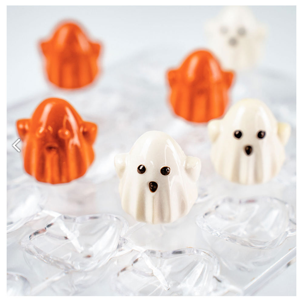 Martellato Chocolate Mold Spooky Ghost, 24 Cavities image 1